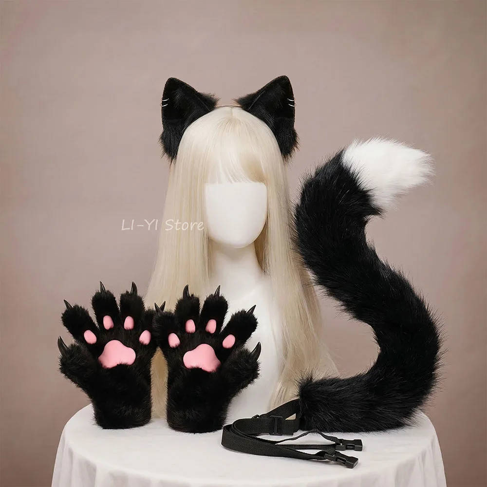 Diadema De Orejas De Gato Y Zorro – 2 Unidades, Soft Y Antideslizante, Para Disfraces Y Cosplay