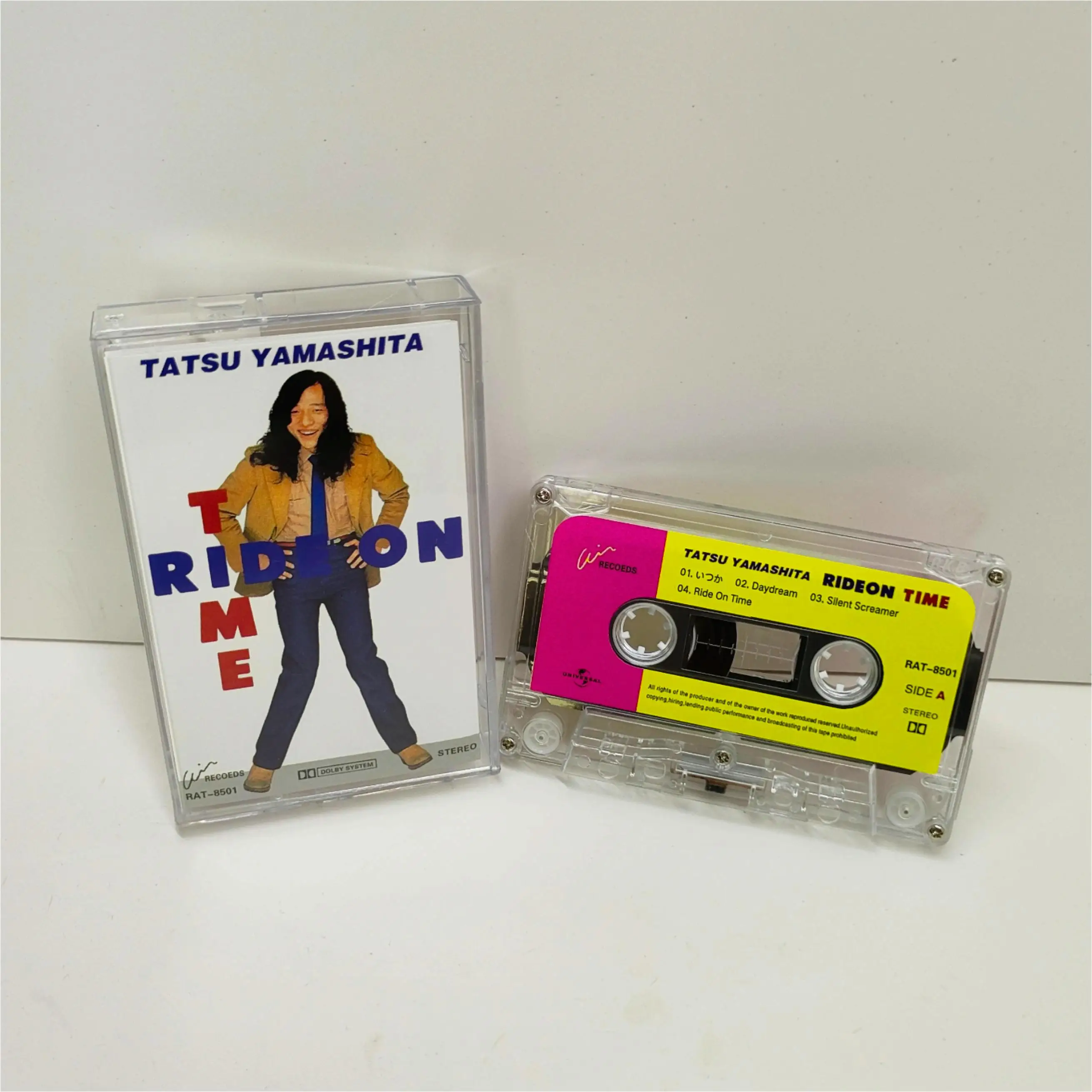 Retro Tatsuro Yamashita Mariya Takeuchi Music Tape RIDE ON TIME Album Cassettes Cosplay Recorder Walkman Car Soundtracks Box