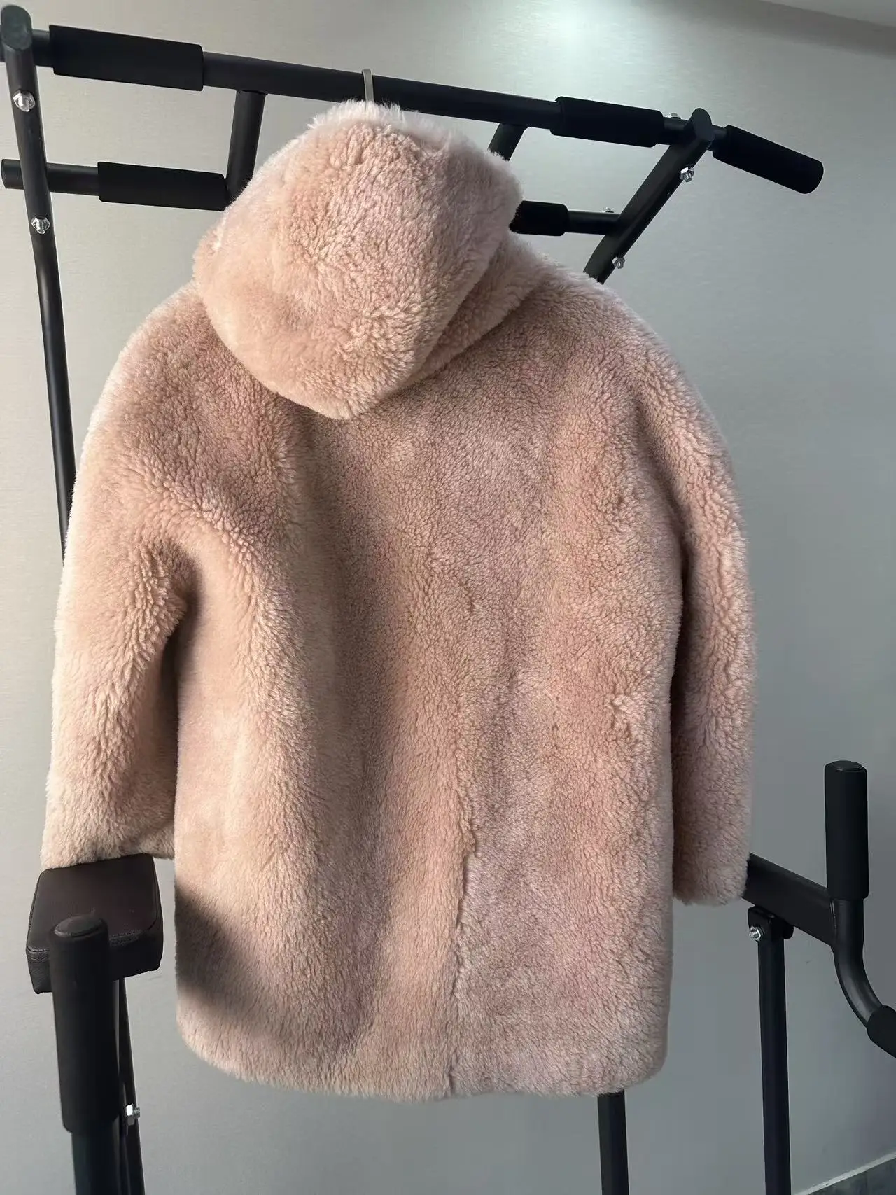 سترة من الصوف الحقيقي من AYUNSUE ملابس شتوية للنساء معاطف نسائية دافئة معطف فريد من نوعه تعزيز عيوب صغيرة لا استرداد ولا تبادل #2