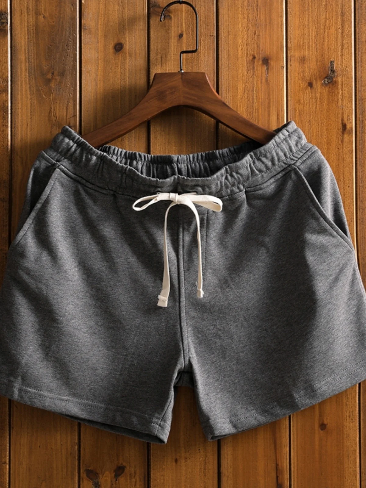 

Grey Casual Shorts Men's Summer Outdoor Wear Fitness Running Basketball Squat Sport Fourths Shorts Breathable Youth Active