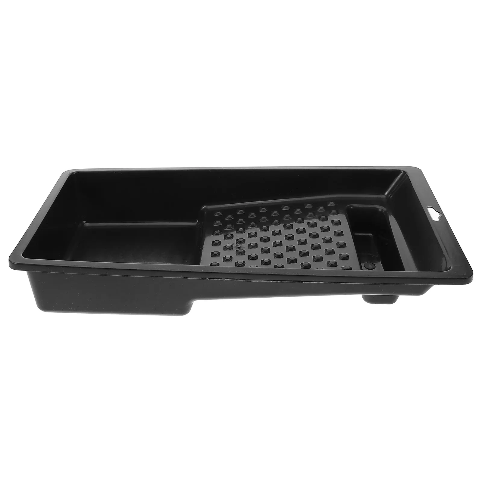 

Plastic Paint Trays Roller Deep Black Storage Blender Plates Holder Washable Mini Pans Coating Containers Tools Painting Tasks