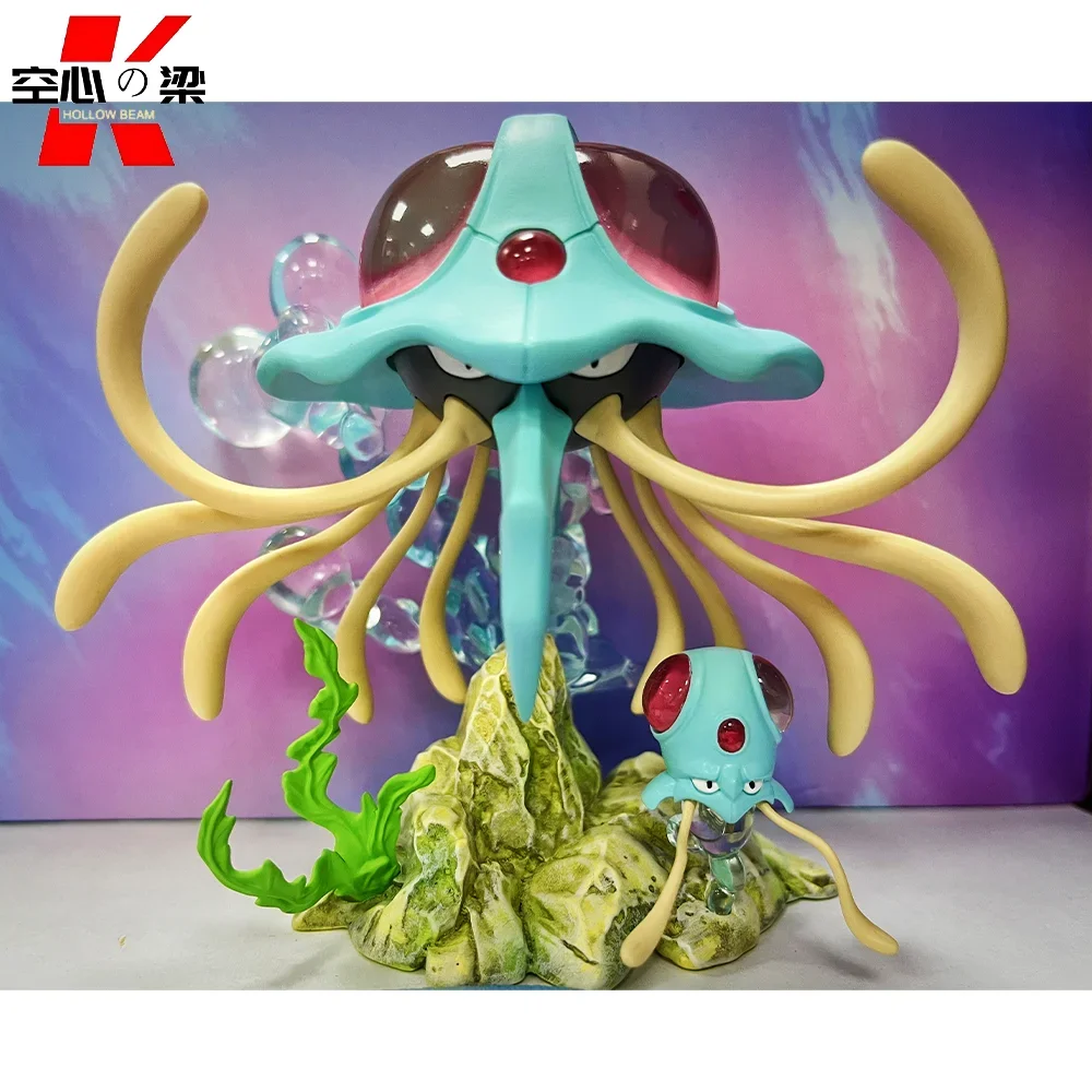 [1/20 Scale World] Tentacool & Tentacruel Agate Jellyfish & Stinging Jellyfish Underwater World Series Toy Figure Decoration