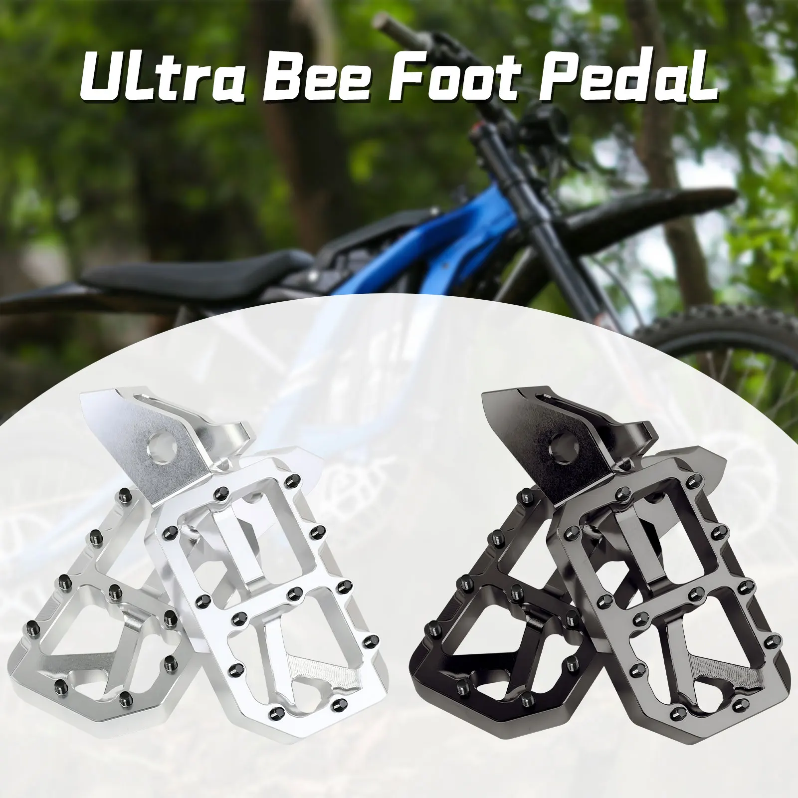 Pedal de motocicleta para clavijas SURRON Ultra Bee, nuevos pedales modificados personalizados, clavijas para bicicletas eléctricas SurRon, accesorios para motocicletas