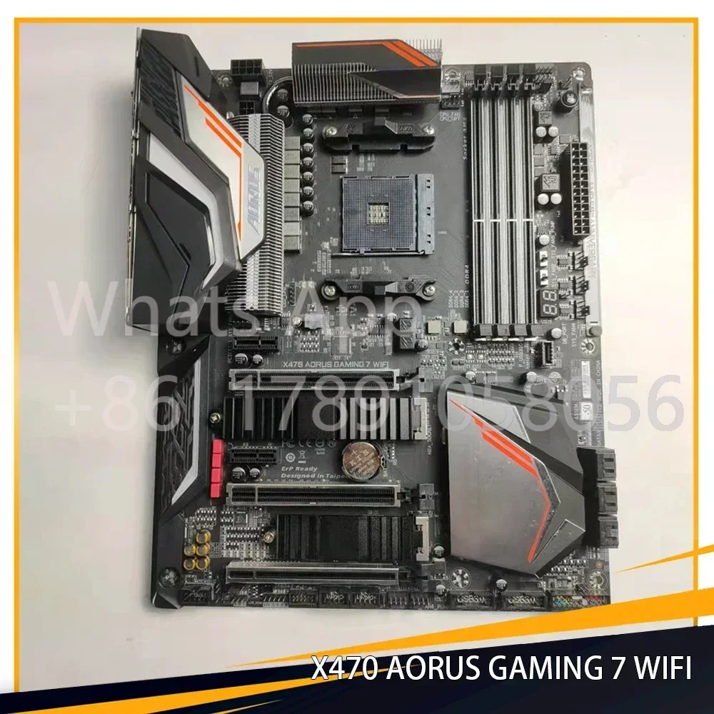 GA X470 AORUS GAMING 7 WIFI For Gigabyte Socket AM4 64GB DDR4 PCI-E 3.0 ATX Desktop Motherboard