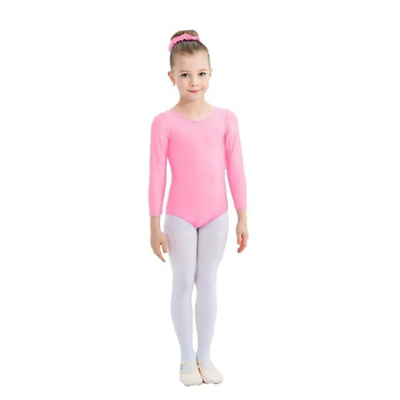 Speerise-trajes de Ballet para niños, mono de baile de manga larga, leotardo de gimnasia para niñas, ropa de bailarina con tutú de Ballet баernu