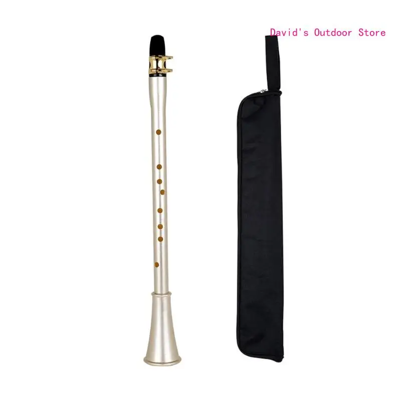 Compact Mini Pocket Saxophone Portable Simple E-flat Sax Woodwind Instrument X3UA