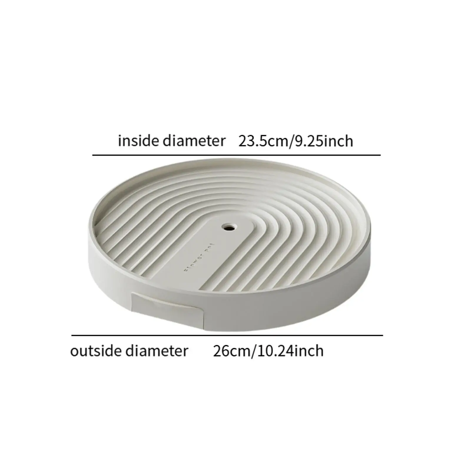 Plant Caddy with 4 Invisible Casters Round Rolling Plant Stand Planter Caddy Pot Base for Indoor Outdoor Yard Living Room Patio