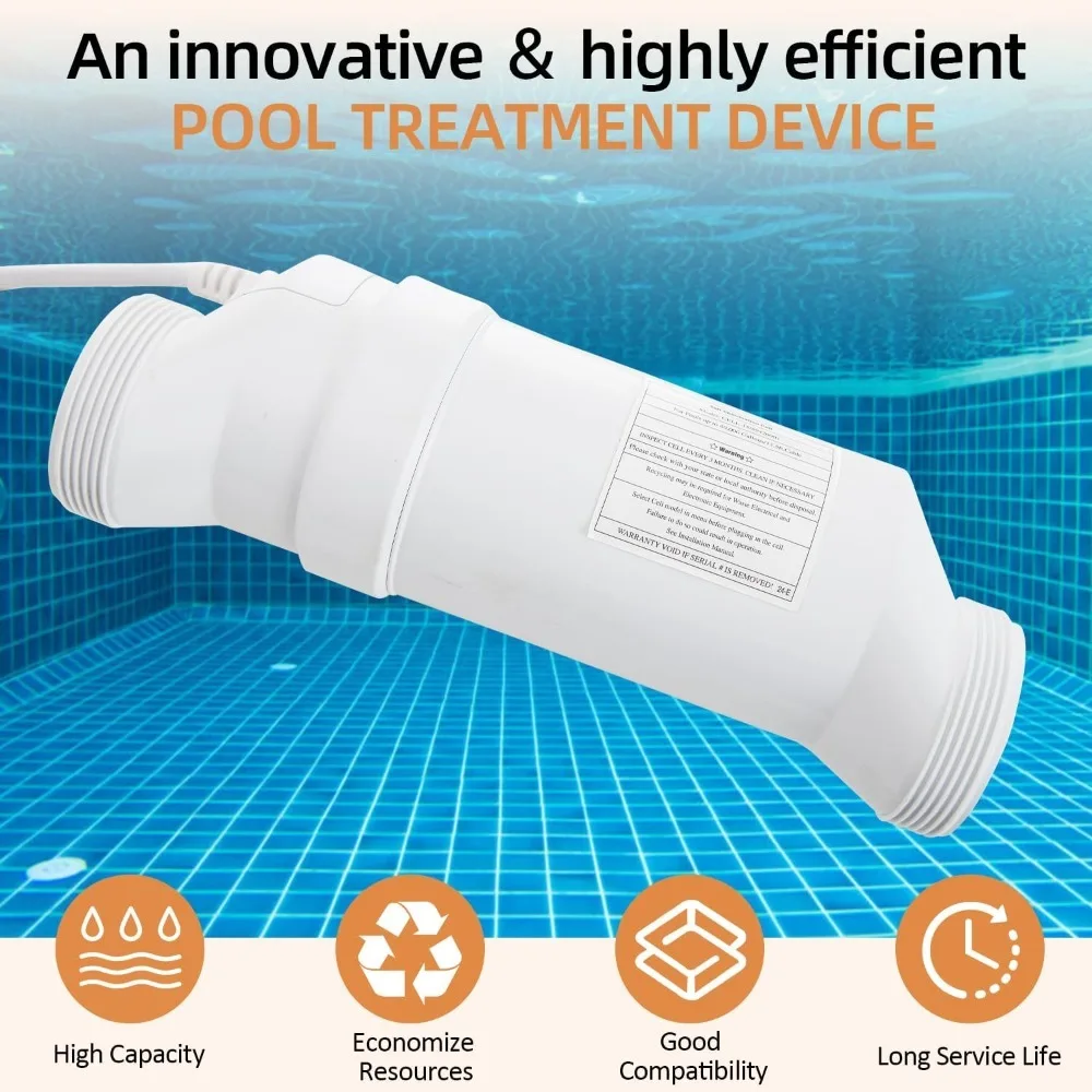 Hot Sale.Salt Cell for Pool Compatible w/ Hayward GLX-Cell-5 Replacement Salt Water Chlorination Generator up to 20,000 Gallons