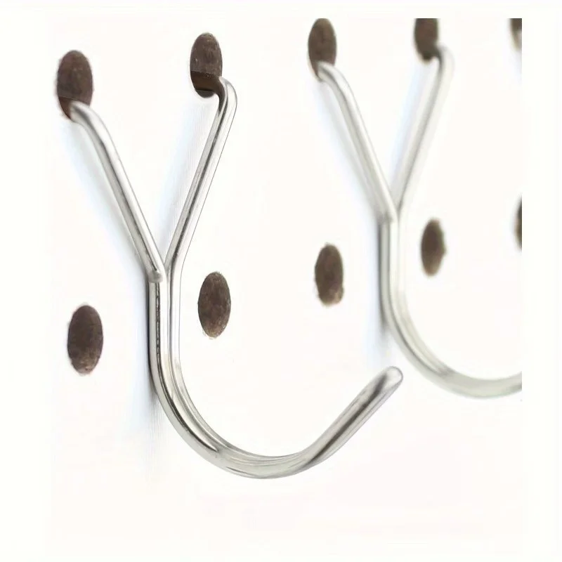 46 pcs 20mm Tool Board Hangers with Easy Snap-On Pegboard Fit, ideal for Wall Display Rack and Kitchen Utensil Hanging