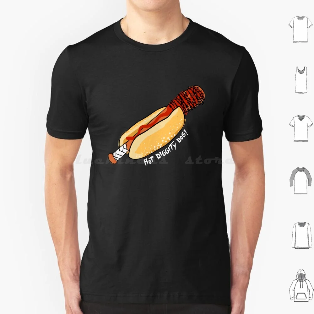 Camiseta de Negan & Lucille Hotdog para hombre y mujer, camisa con estampado de Negan Walking Dead, Lucille Hotdog, bate de béisbol, talla 6xl