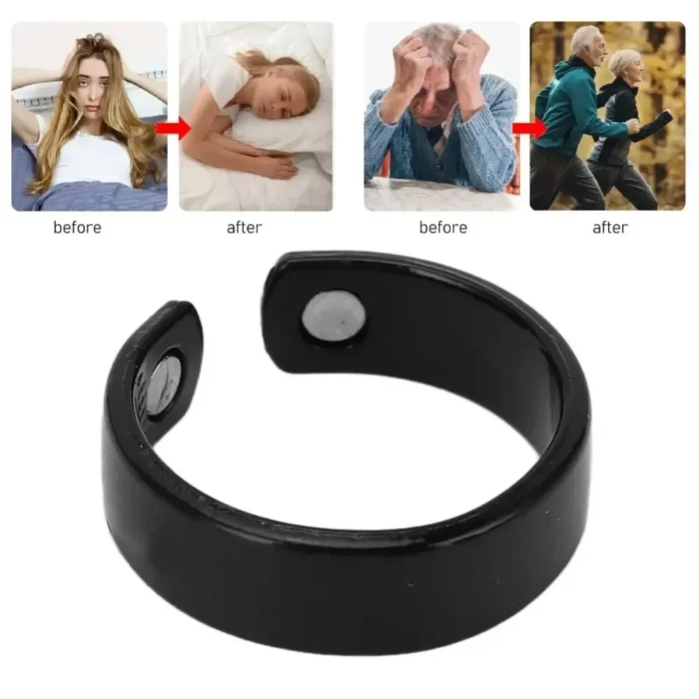 Magnetic Therapy Blood Sugar Control Ring Diabetes Monitor Blood Sugar Balance Improve Sleep Soreness Relief Lymphatic Drainage