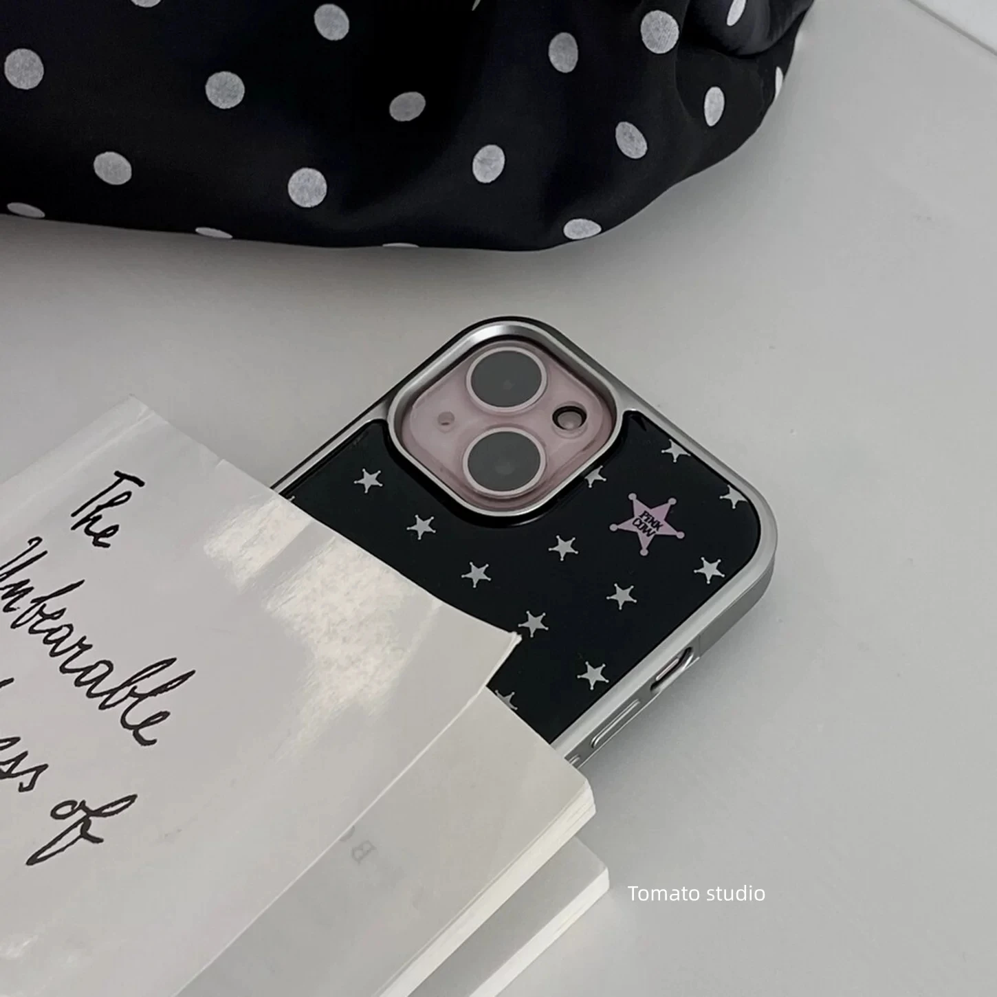เคสโทรศัพท์ลายดาวห้าแฉกสีขาวสไ - Phone Cases Y2K บทวิจารณ์และราคา