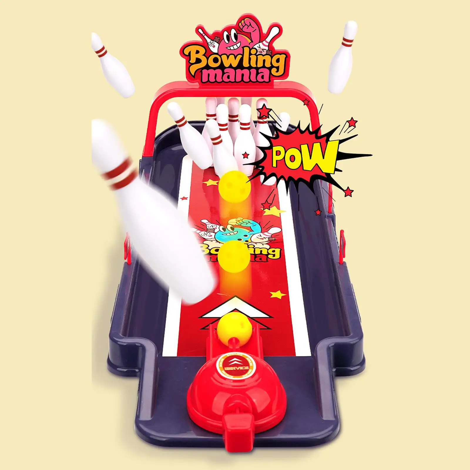 

Настольный набор игрушек для боулинга, интеллектуальный игровой набор для боулинга, стабильный многоцелевой декор