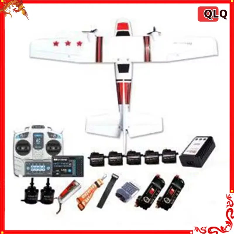 

New Qlq Rc Plane Large 1.2-Meter Wingspan Cessna Model Aircraft Fixed Wing Remote Controlled Fighter Toy Children'S Gift