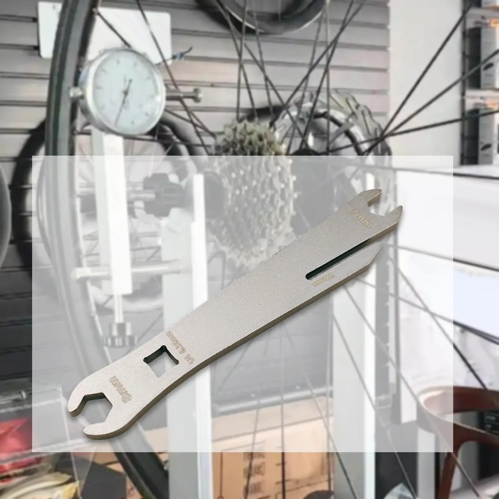 مفتاح ربط مزدوج الرأس مقاس 1/4 بوصة لإصلاح الدراجة النارية المنزلية أداة مشبك قرص الزيت المدمجة الثقيلة #4