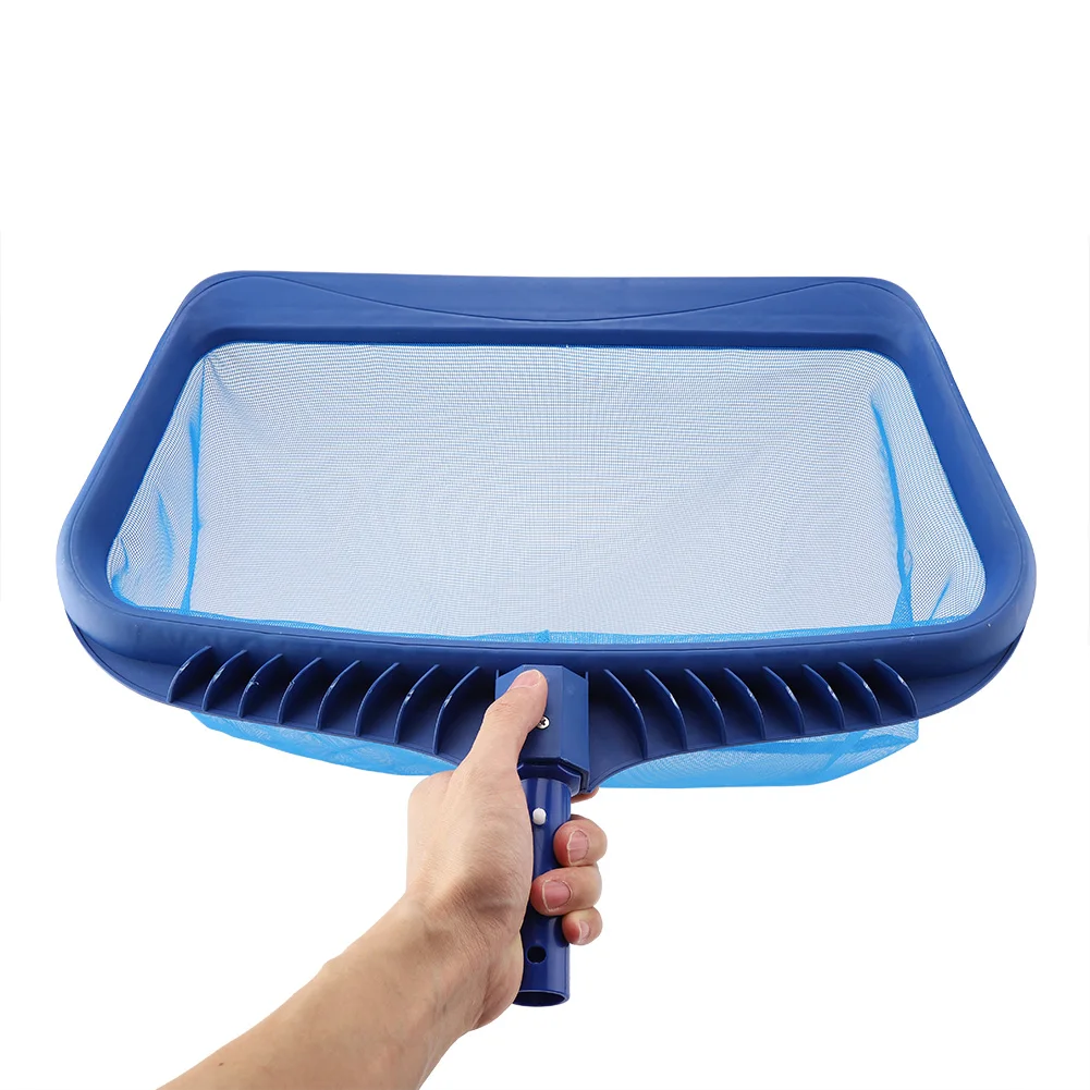 Swimming Pool Leaf Skimmer ABS Polyethylene Fine Mesh Net Deep Bag Lightweight Portable Pool Pond Tub Effectvie Cleaning Tool