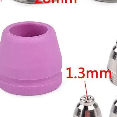 for sg 55 for ag 60 WSD 60 Air for plasma Cutting Machine for torch Consumables 100pcs Copper Electrode Ceramic Cup 28mm