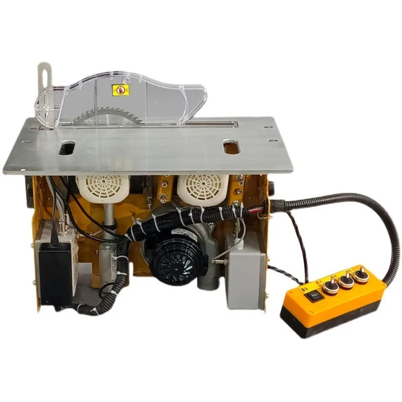 Dust-free mother and child saw, woodworking, precision push table saw, folding saw table, multi-functional worktable