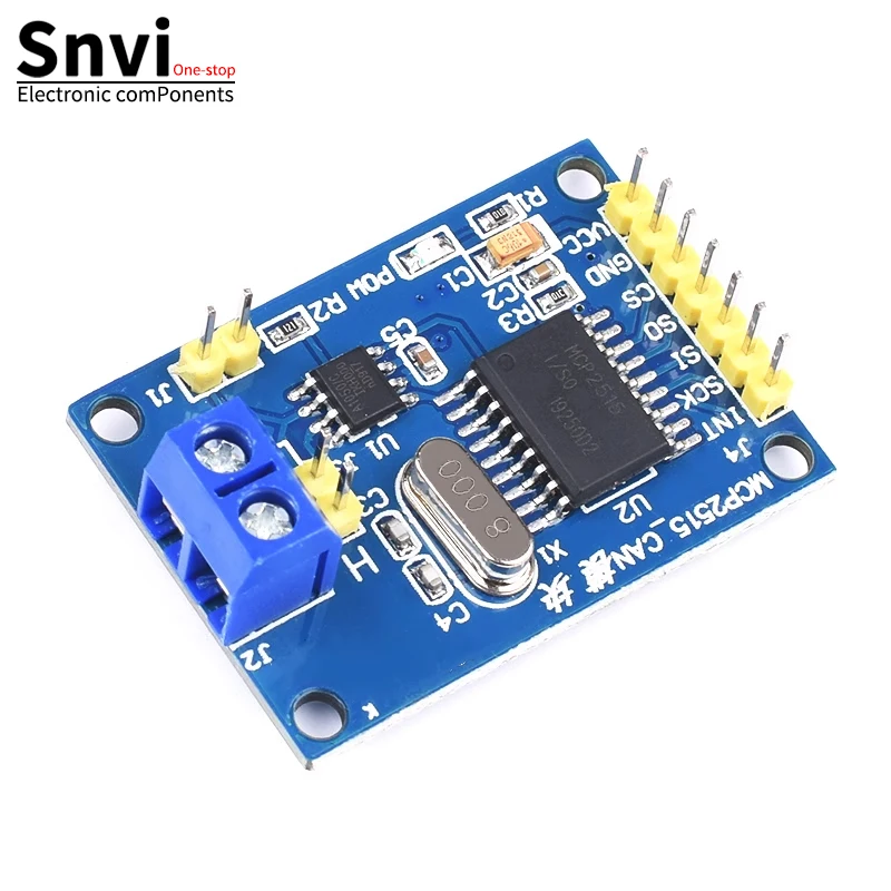 Snvi MCP2515 CAN Bus Module Board TJA1050 Receiver SPI For 51 MCU ARM Controller NEW