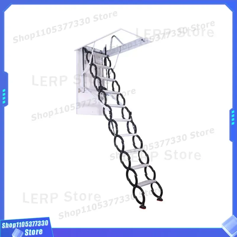 Electric Attic Stairs Telescopic Folding Invisible Lift for Home Indoor Villa Duplex Automatic Ceiling Access Ladder