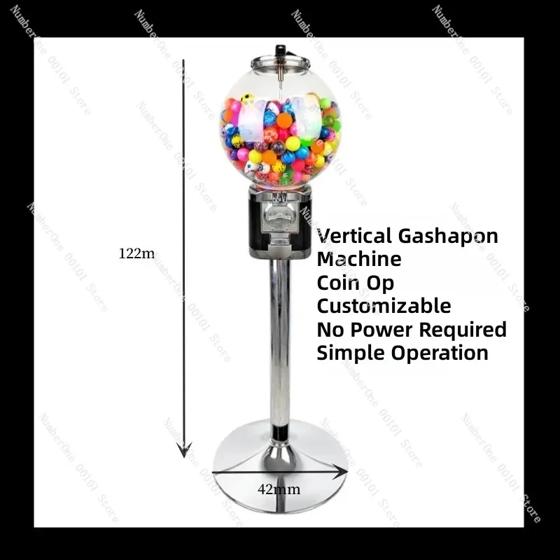 Coin Operated Egg Twisting Machine 32 Capsules Gashapon Vending Toy Dispenser Interactive Lottery Gift Equipment For Kids
