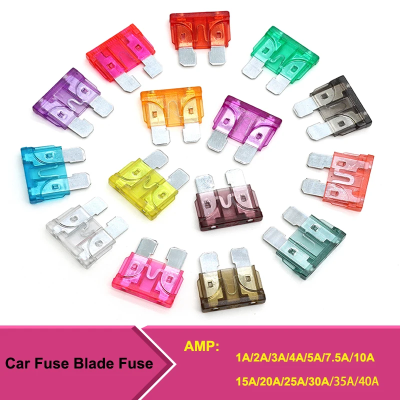 

Car Fuse Blade Fuse Kit Fuses Automatic Truck Blade The Fuse Insurance Insert Insurance of Xenon Piece Lights Auto Accessories