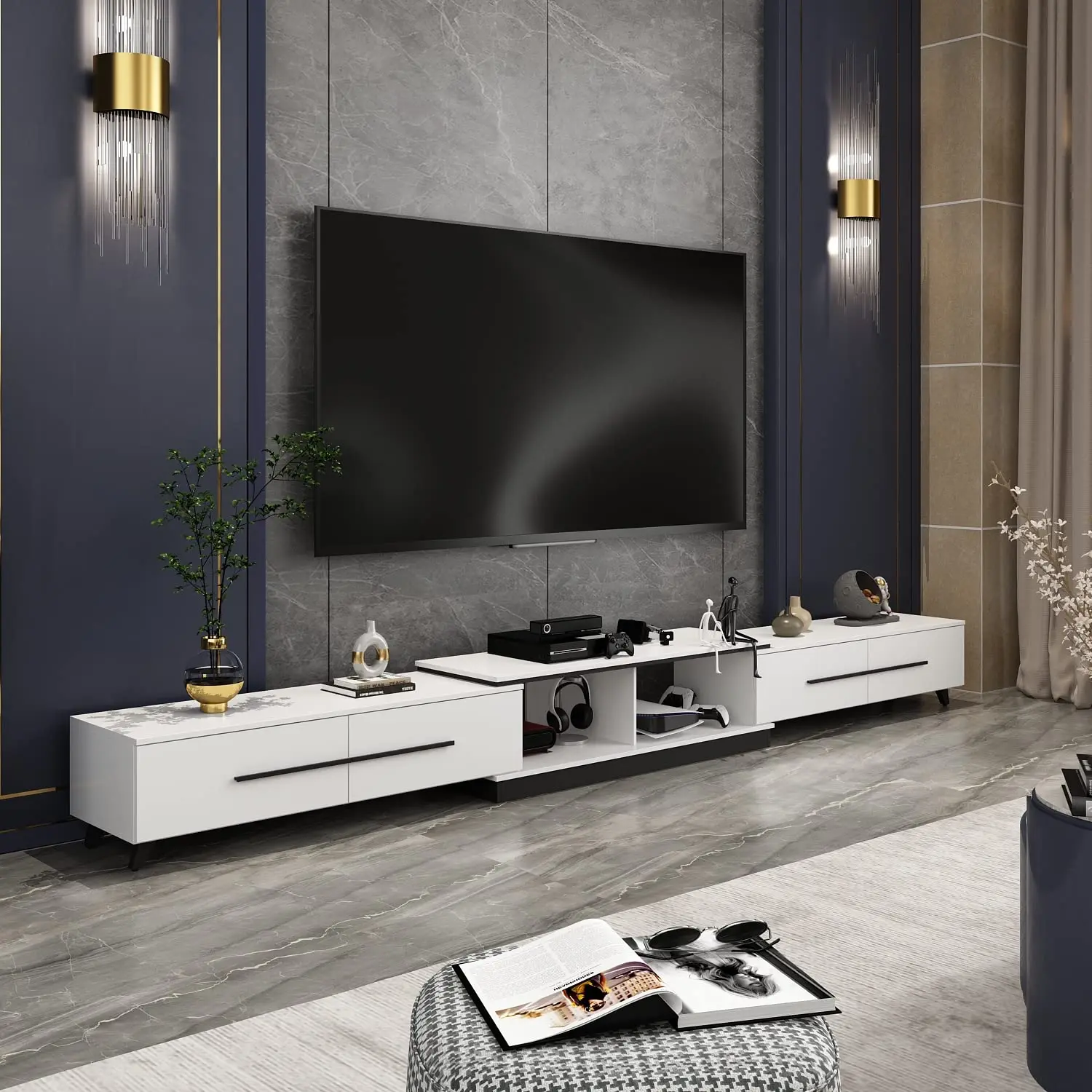 Deformable Extendable TV Stand 95