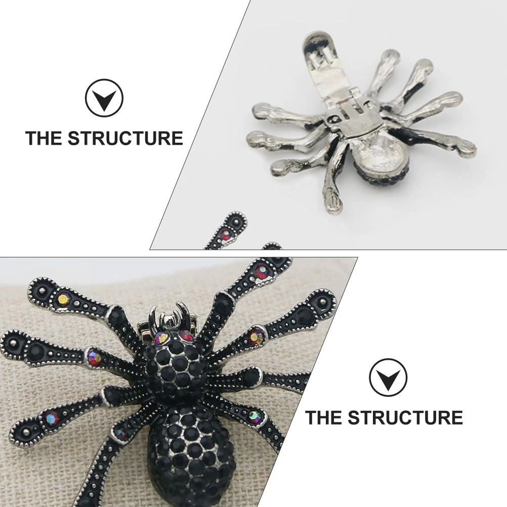 

Rhinestone Bridal Buckles Shoe Accessories Spider Shape Detachable Brooches Wedding Accessories Shoe nament Decor
