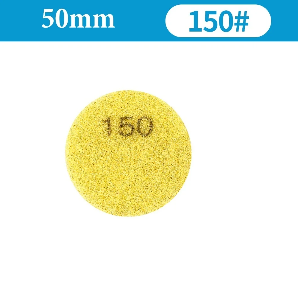 

1pc 2 Inch 150-10000# Grit Sponge Polishing Pad Wet Buffer Disc For Marble Granite Concrete Grinding Tools
