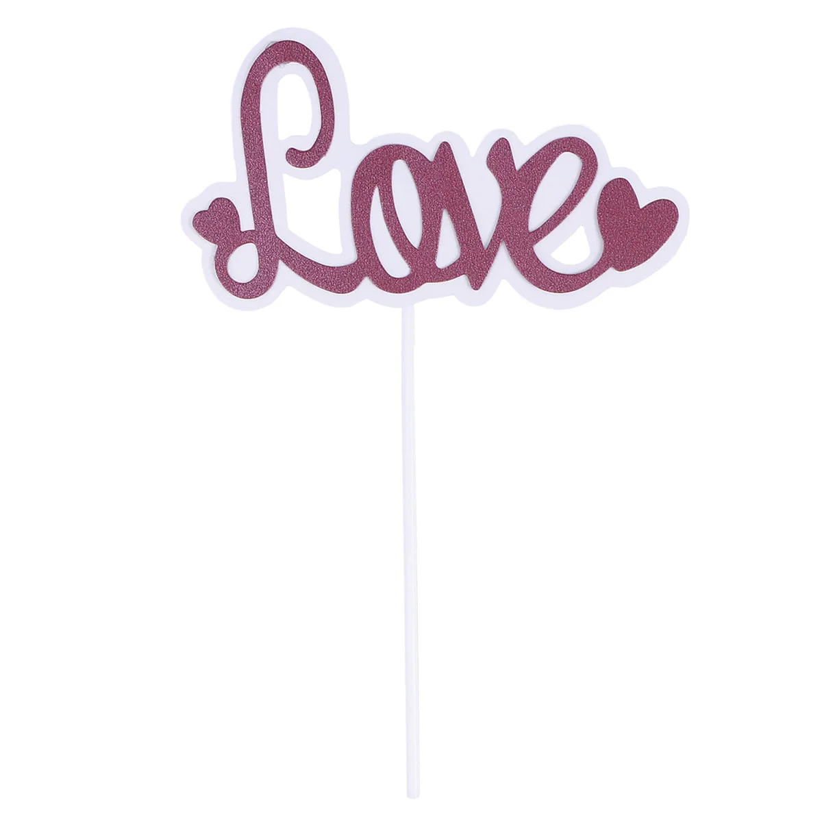 

10 Pcs Valentines Day Cake Toppers Love Flags Eco Friendly Cupcake Muffin Bread Fruit Decorations Party Accessories