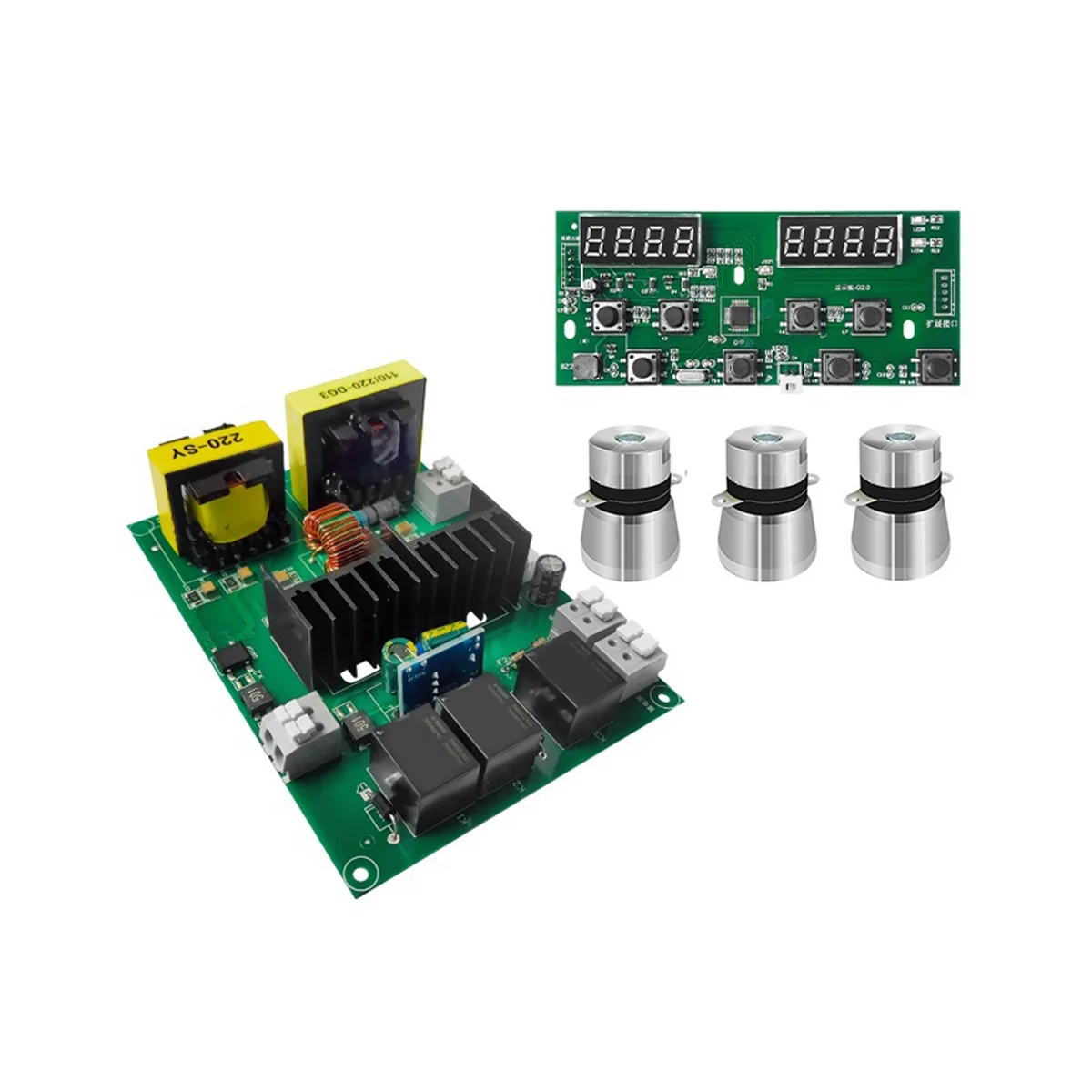 

Digital Circuit Board 220V 150W 40KHz Display Time Driver Ultrasonic Transducer for Industrial Car Washer Generator