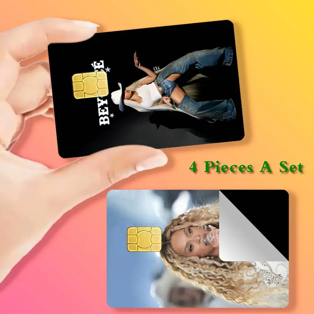 

B-Beyoncé Z Card Stickers Cover Film Sticker for Debit Credit Bank Card Waterproof