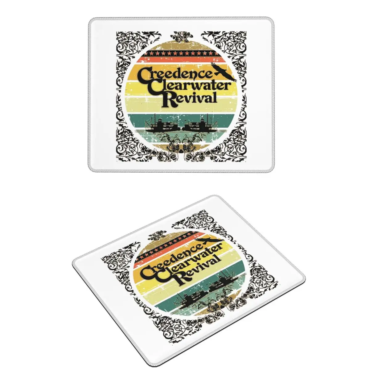 

Creedence Clearwater Revival Riverboats Коврик для мыши Компьютерная клавиатура Коврик для мыши Геймер ПК Ноутбук Настольный коврик Настольные коврики