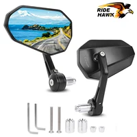 Espejos de extremo de barra de motocicleta E24 E-mark, espejos de motocicleta para Royal Enfield Classic 350 Interceptor Continental GT650 Scram 411