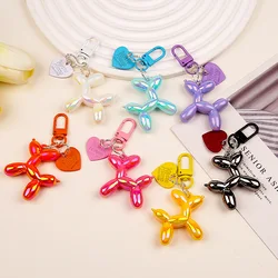 Cartoon Balloon Dog Keychain Love Keychain Women Pendant Accessories Bag Earphone Cover Hanging Cute Versatile Commuter