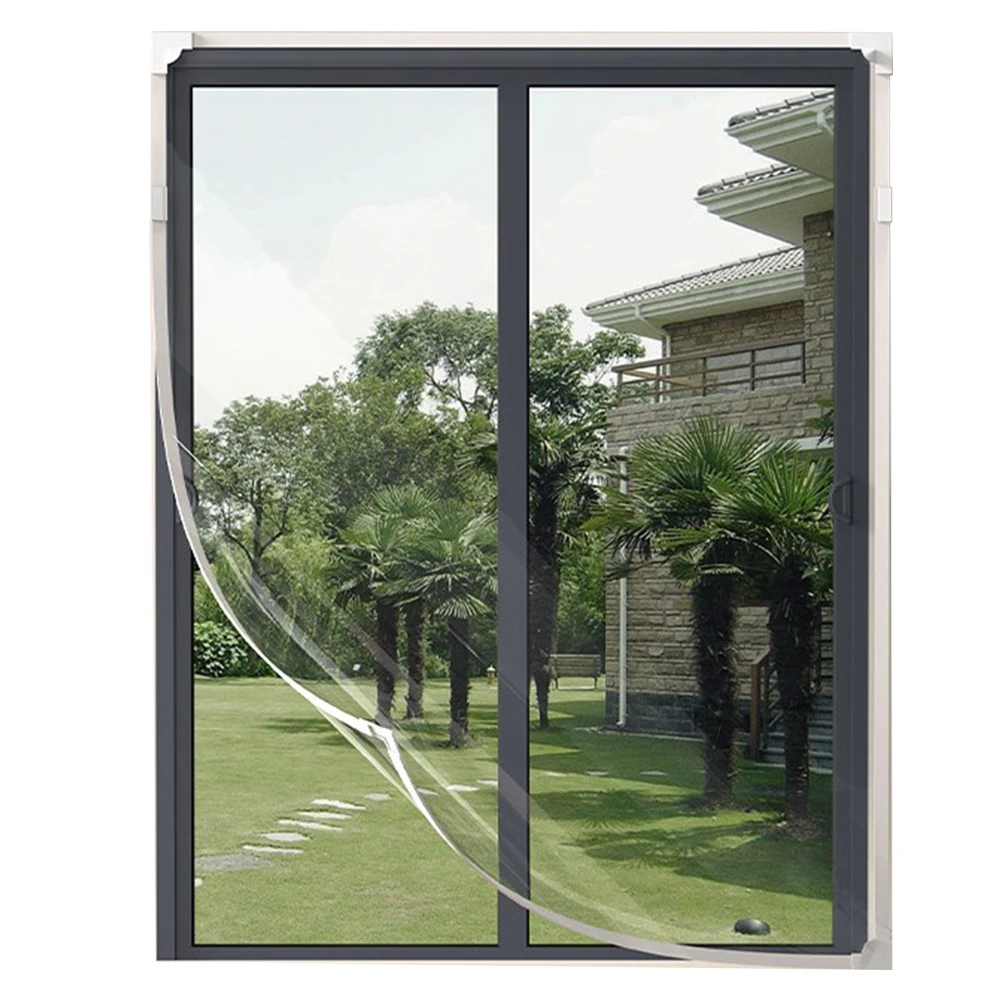 Customizable Window Cover Thermal Insulation Film Winter Home Heating Energy Efficiency Easy To Install Window Film