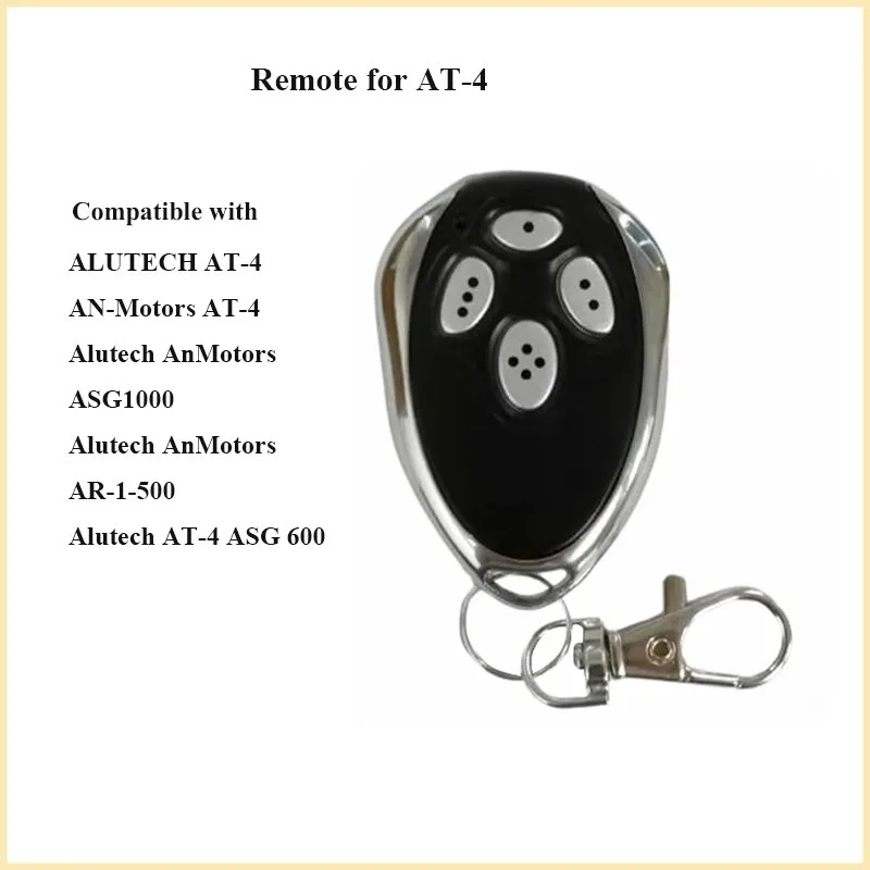 For Alutech AT-4 AN-Motors Garage Door Remote Control 433.92MHz Rolling Code Gate Door Openers Remote Replacement