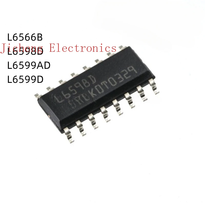 

10PCS L6566B L6598D L6599AD L6599D L6566 L6598 L6599 SOP-16 LCD Board Common IC