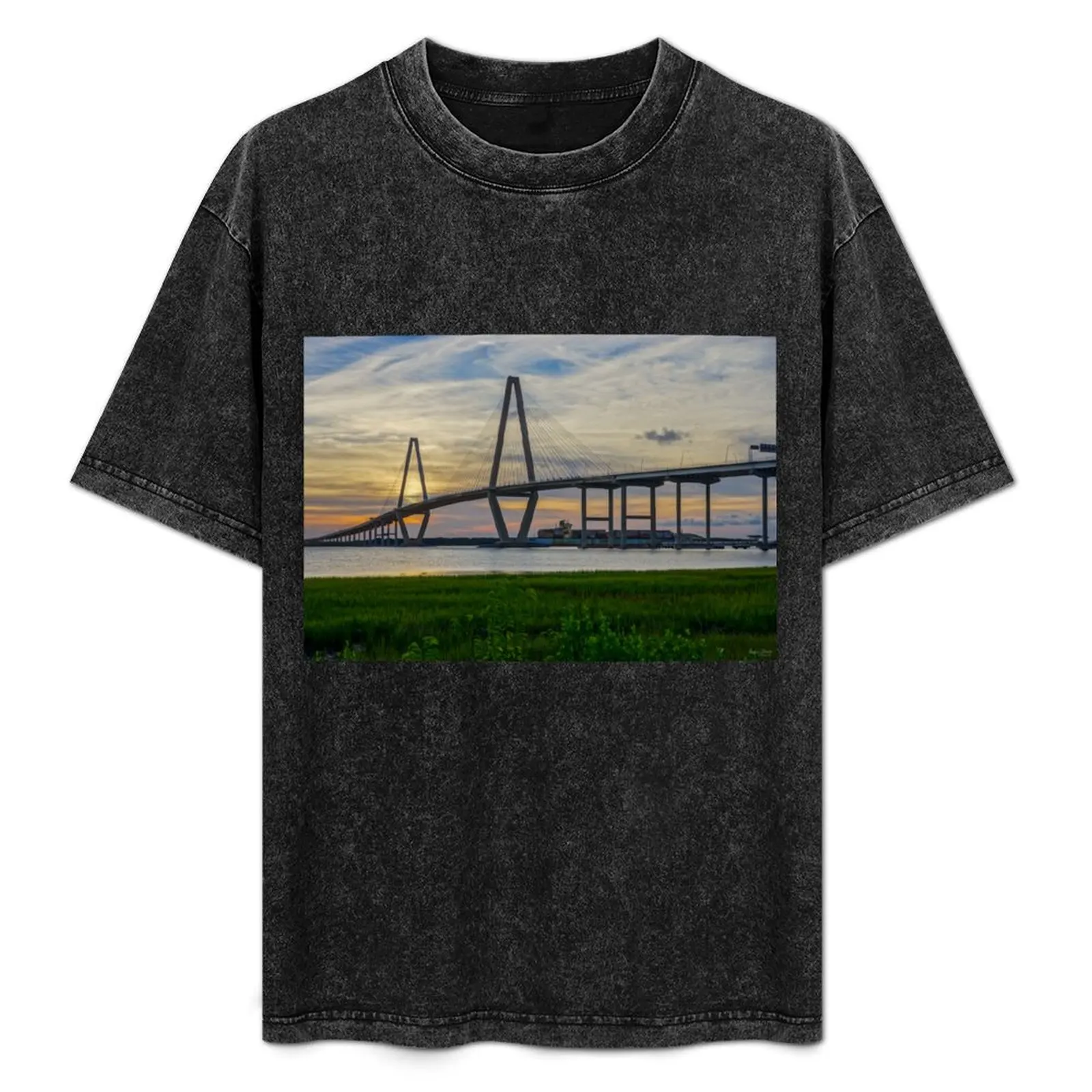 

Arthur Ravenel Jr Bridge T-Shirt Comfortable Work Wear Tee