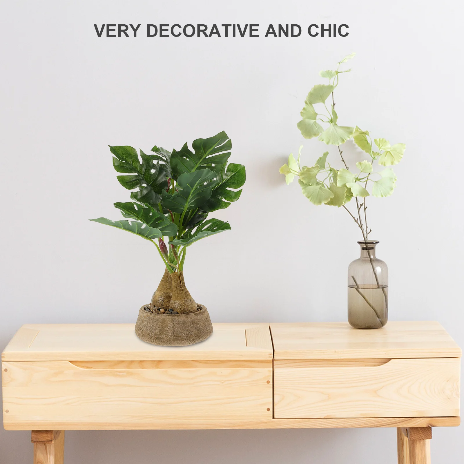 

Small Fake Potted Plant Lifelike Artificial Indoor Plants Office Table Decor For Home Office Table Decor Shelf Bathroom