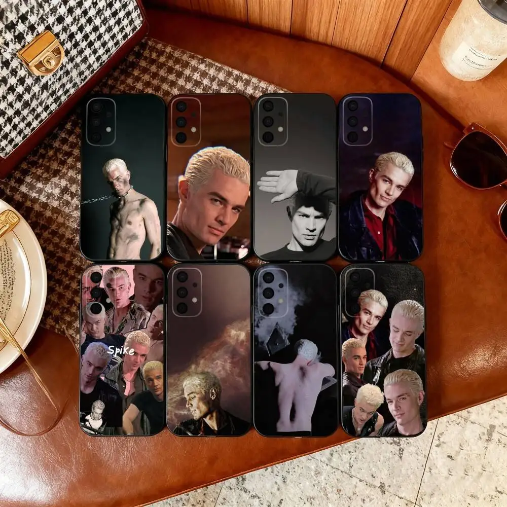 

J-James M-Marsters Spike Buffy Phone Case For Samsung Galaxy A73,A72,A71,A70,A53,A52,A51,Soft Silicone Black Cover