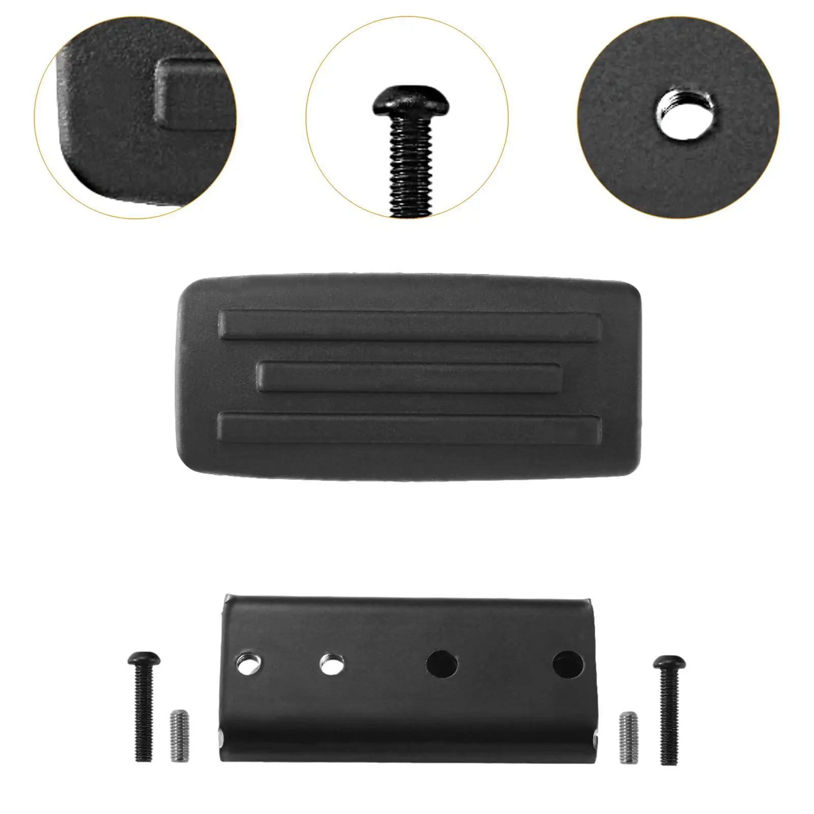 Larger Brake Pedal High Performance Anti Slip Extended Brake Foot Rest Peg for Can-am Ryker Rally Sport 600 900 Accessories view 5