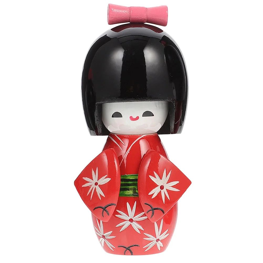

Artistic Kimono Wood Dolls Girl Princess Toys Tabletop Decor