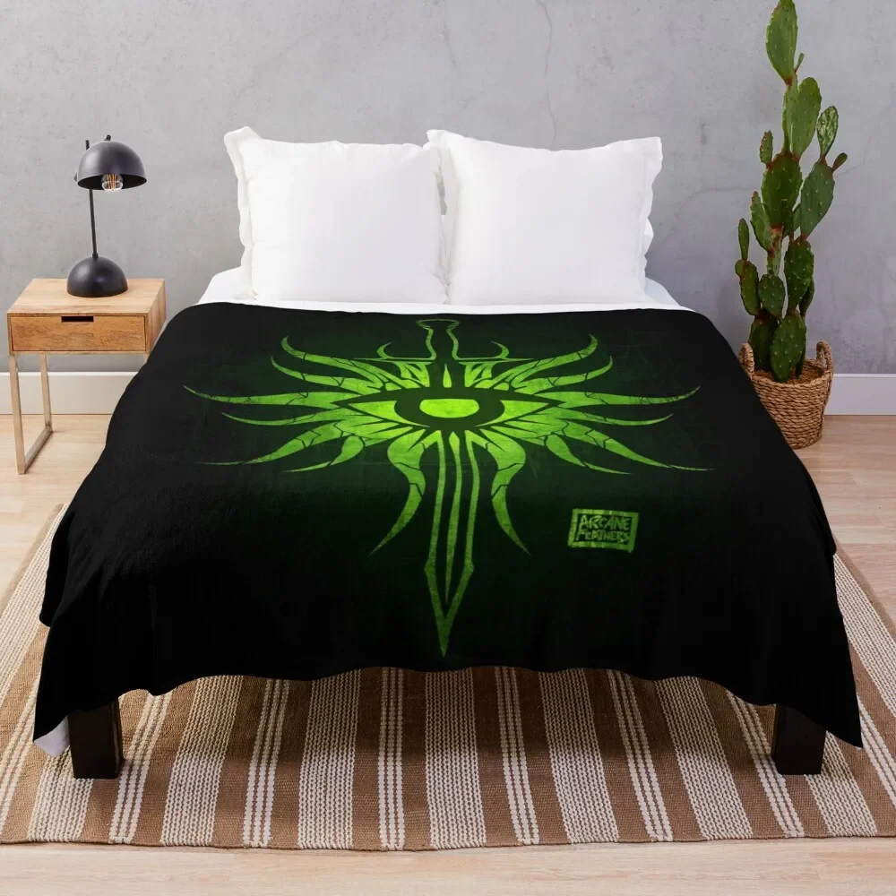 

Dragon Age Inquisition Throw Blanket Cozy Sofa Blanket for TV Watching Napping
