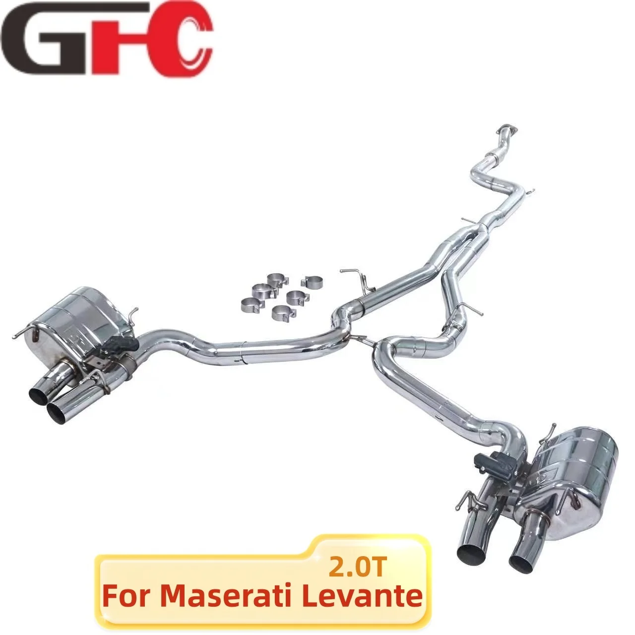 Suitable for 2022 Maserati Levante 2.0T Catback electronic valve high-performance exhaust muffler