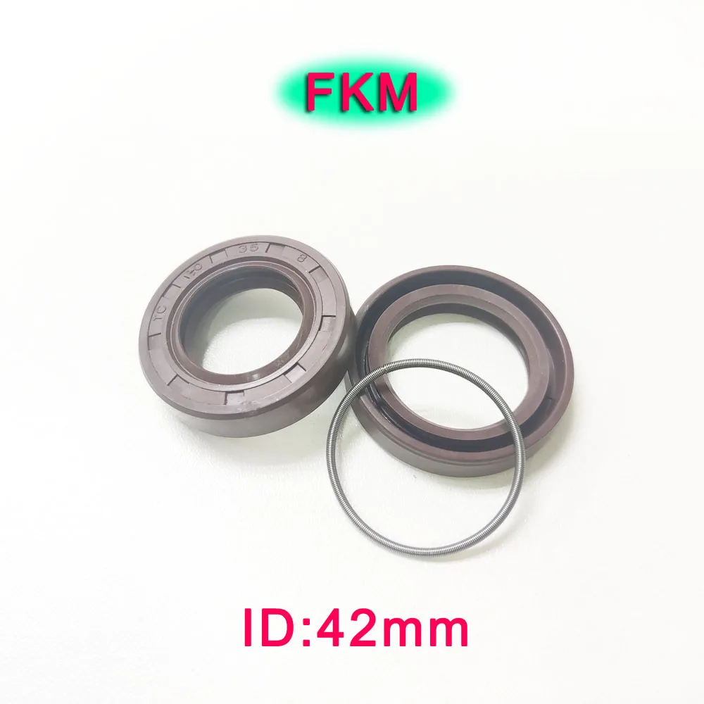 FKM Skeleton Oil Seal ID 42mm Fluorine Rubber Shaft Oil Seal TG/TC-42*52/55/56/58/60/62/65/68/70/72/75*7/8/10/12mm