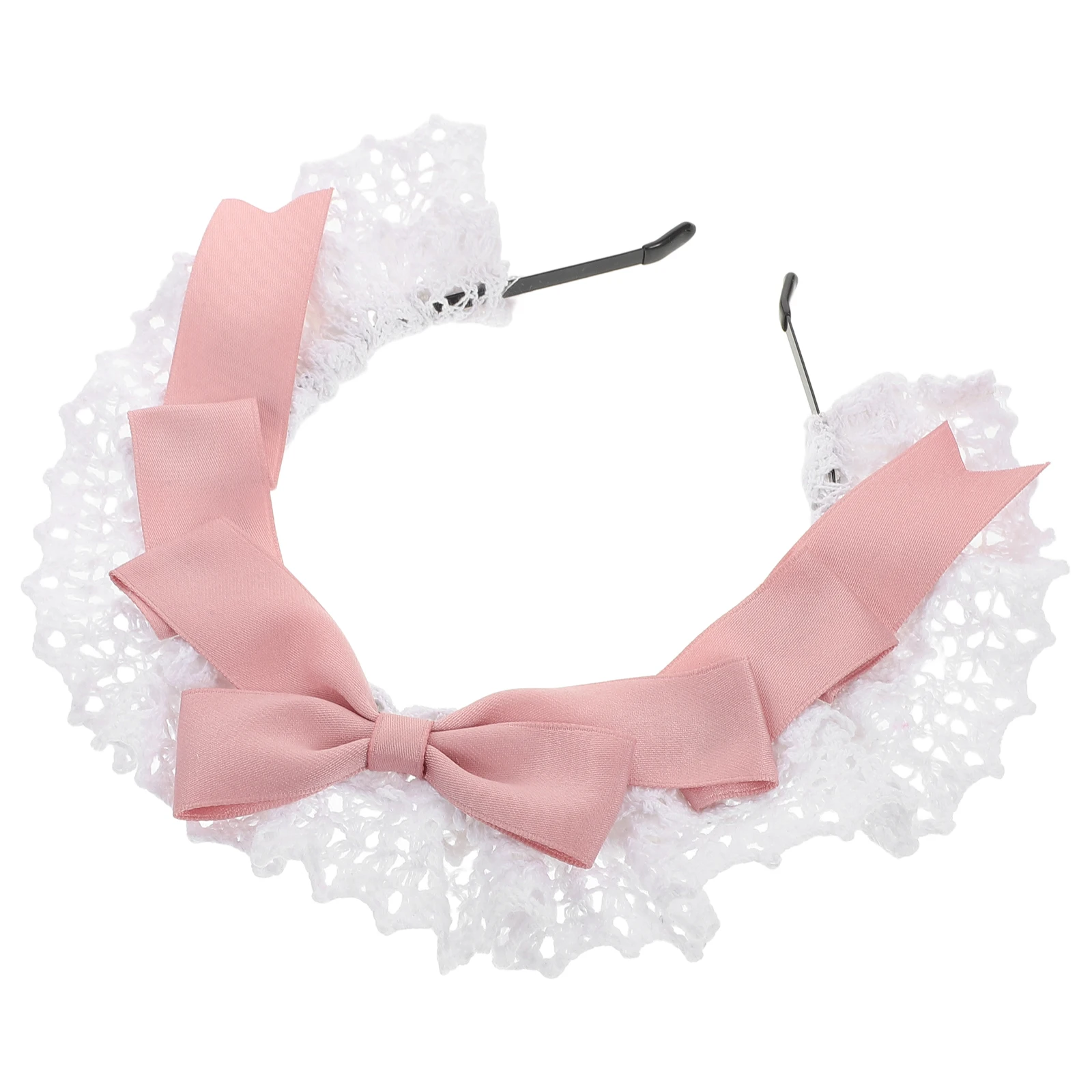 

Lace Bow Women Cosplay Maid Lolita Maid Lace Headband Accessories Kawaii Headband Lolita Cosplay Hoop