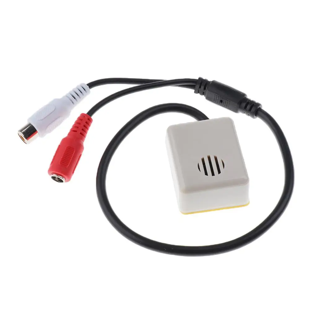 

Аудиомонитор Plug and Play с низким уровнем шума, разъемы RCA и 3,5 мм, система безопасности аудиоустройств для видеозаписи и инженерных работ