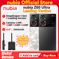 New Original Global Version Nubia Z60 Ultra Leading Version NX721J Snapdragon 8 Gen 3 Leading Version 6.8 50MP 6000mAh 80W NFC