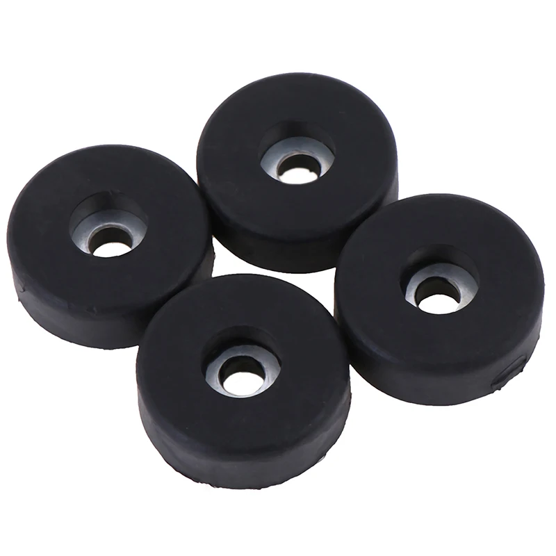 

4Pcs Plastic Bumpers Embedded Washer Feet Pad Instrument Holder 30x10mm